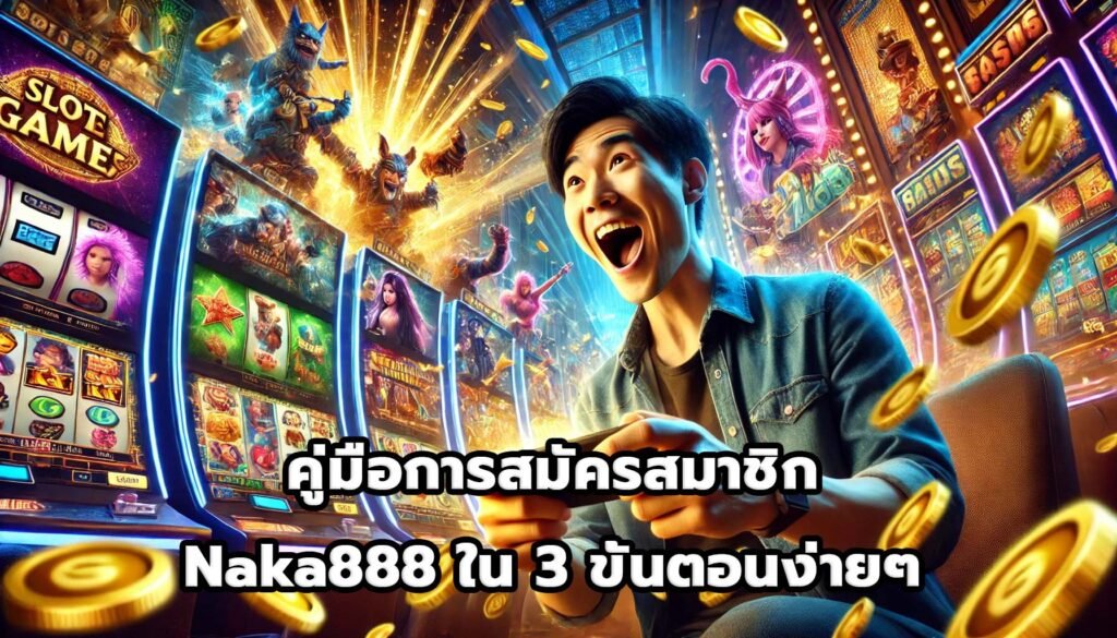 คู่มือการสมัครสมาชิก Naka888 ใน 3 ขั้นตอนง่ายๆ