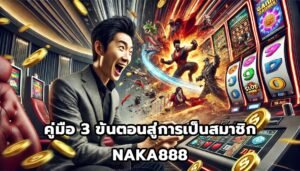 คู่มือ 3 ขั้นตอนสู่การเป็นสมาชิก NAKA888-3
