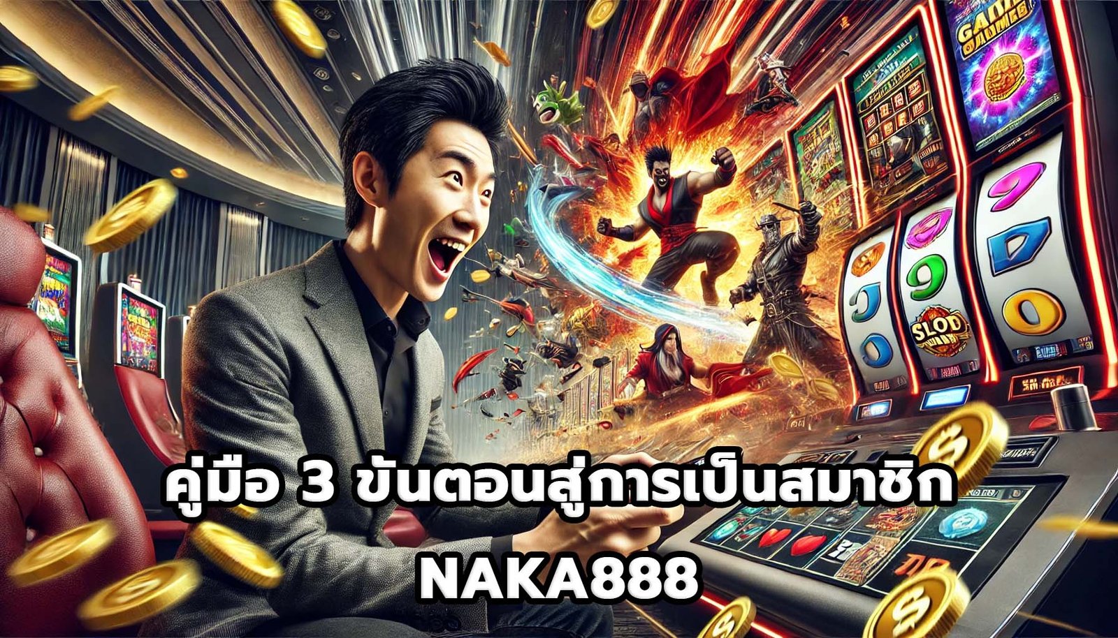 คู่มือ 3 ขั้นตอนสู่การเป็นสมาชิก NAKA888-3