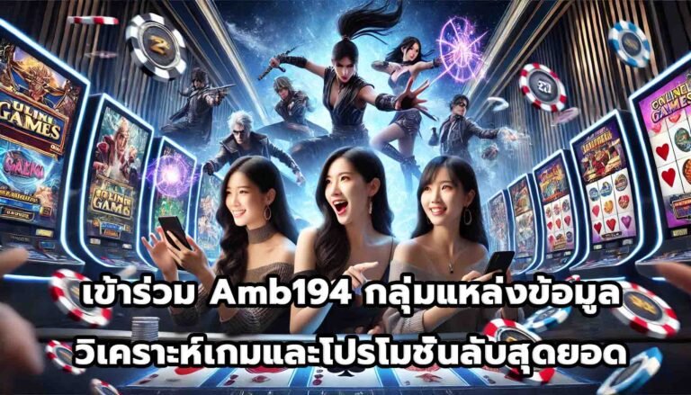 เข้าร่วม Amb194 Community แหล่งข้อมูลวิเคราะห์เกมและโปรโมชั่นลับสุดยอด-15